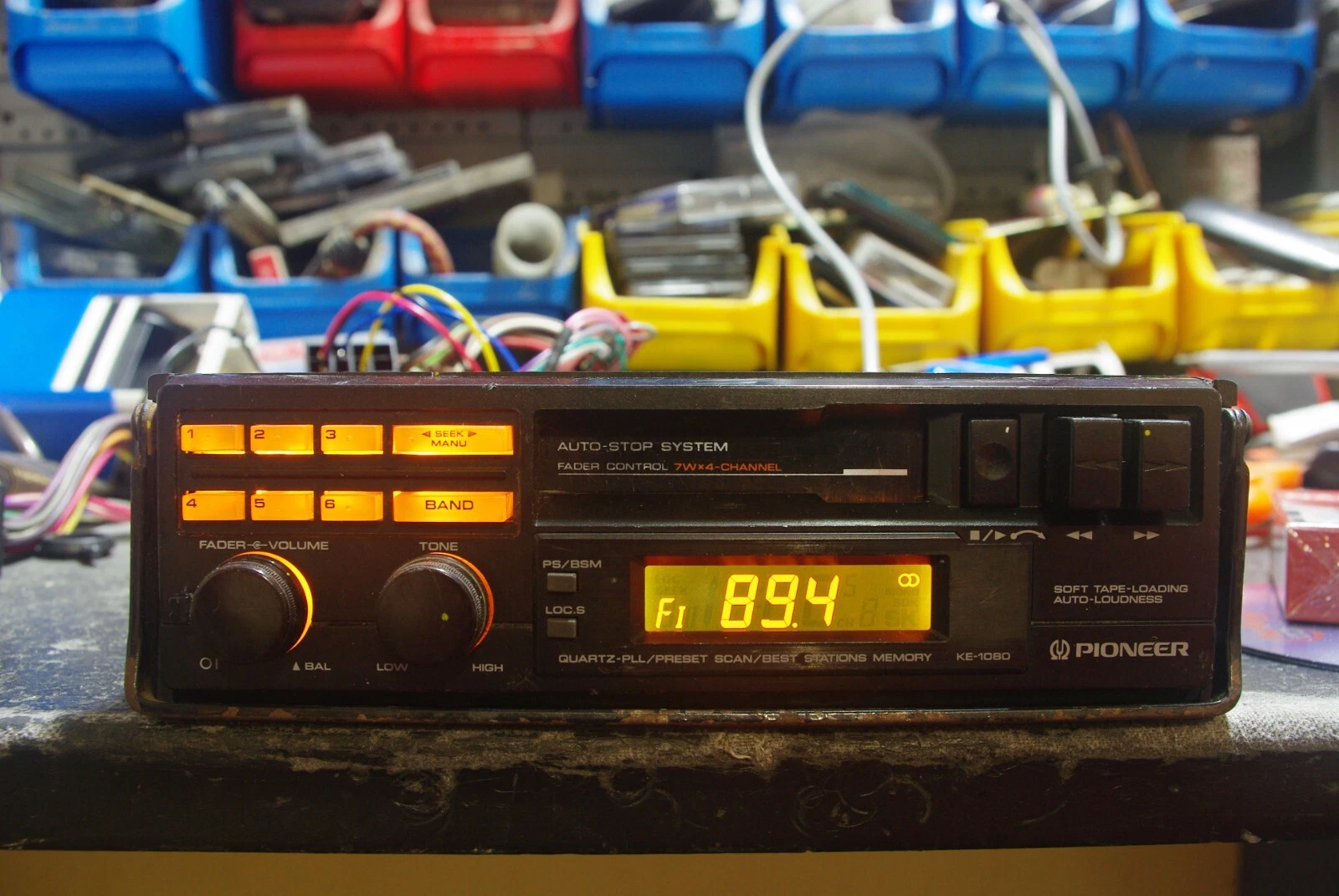 Oldtimer PIONEER KE-1080 autoradio mit kassettenspieler